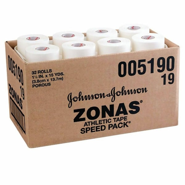 Johnson & Johnson J&J Porous Tape Roll, Speed Pack, 1-1/2 in. x 15 Yards, 8PK JJ5190 - main